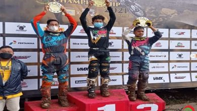 The Winner MX 125CC Novice BOS Junior : Panji Topan 126 with Arkan X GMS Paci 29